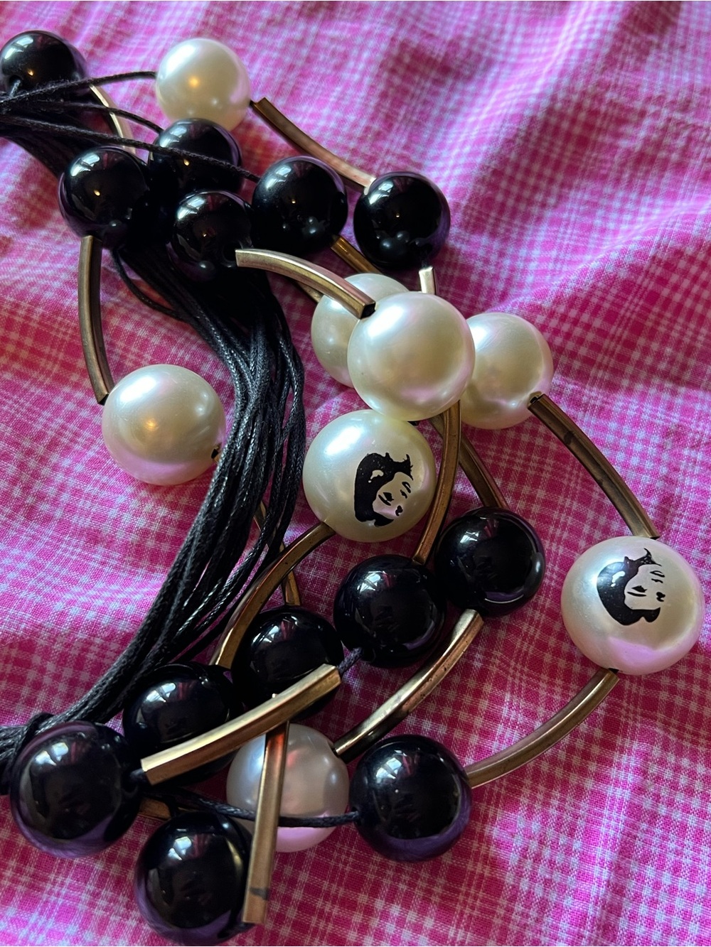 Multilayered COCO Necklace - Picture 6 of 12